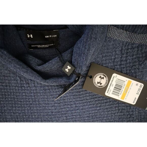 Under Armour 1371576-768 Women's Sz S Blue Intelliknit Run Funnel L/S Top - Picture 8 of 15